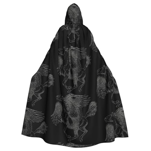 DIEzig Pegasus Kapuzenumhang, Erwachsenen-Karneval, Partyzubehör, Halloween-Umhang, ideal für Cosplay-Bühnenveranstaltungen DIEzig Pegasus Kapuzenumhang, Erwachsenen-Karneval, Partyzubehör, Halloween-Umhang, ideal für Cosplay-Bühnenveranstaltungen von DIEzig