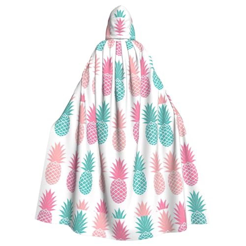 DIEzig Sommerumhang mit Ananas-Druck, Erwachsenen-Karneval, Partyzubehör, Halloween-Umhang, ideal für Cosplay-Bühnenveranstaltungen DIEzig Sommerumhang mit Ananas-Druck, Erwachsenen-Karneval, Partyzubehör, Halloween-Umhang, ideal für Cosplay-Bühnenveranstaltungen von DIEzig