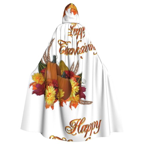 DIEzig Thanksgiving1 Kapuzenumhang, Erwachsenen-Karneval, Partyzubehör, Halloween-Umhang, ideal für Cosplay-Bühnenveranstaltungen DIEzig Thanksgiving1 Kapuzenumhang, Erwachsenen-Karneval, Partyzubehör, Halloween-Umhang, ideal für Cosplay-Bühnenveranstaltungen von DIEzig