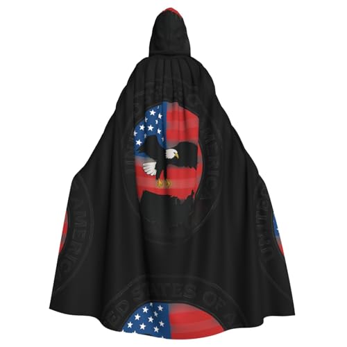 DIEzig Umhang mit Kapuze in den Vereinigten Staaten, für Erwachsene, Karneval, Party, Halloween, ideal für Cosplay-Bühnenveranstaltungen DIEzig Umhang mit Kapuze in den Vereinigten Staaten, für Erwachsene, Karneval, Party, Halloween, ideal für Cosplay-Bühnenveranstaltungen von DIEzig