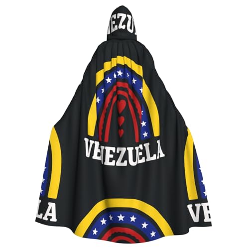 DIEzig Venezuela Kapuzenumhang mit Regendruck, für Erwachsene, Karneval, Party, Halloween, ideal für Cosplay, Bühnenveranstaltungen DIEzig Venezuela Kapuzenumhang mit Regendruck, für Erwachsene, Karneval, Party, Halloween, ideal für Cosplay, Bühnenveranstaltungen von DIEzig
