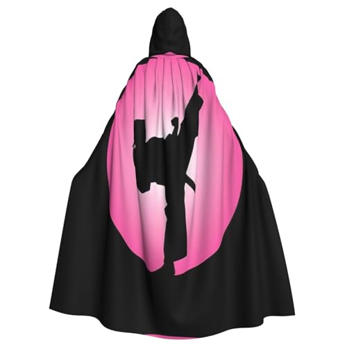 Taekwondo-Umhang mit Kapuze, für Erwachsene, Karneval, Party, Halloween, ideal für Cosplay, Bühnenveranstaltungen Taekwondo-Umhang mit Kapuze, für Erwachsene, Karneval, Party, Halloween, ideal für Cosplay, Bühnenveranstaltungen von DIEzig