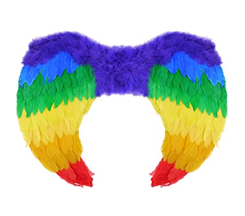 DIGITAL SPOT Unisex Gay Pride Foldable Rainbow Wings Adults Hen Party Fancy Dress Accessory Medium DIGITAL SPOT Unisex Gay Pride Foldable Rainbow Wings Adults Hen Party Fancy Dress Accessory Medium von DIGITAL SPOT