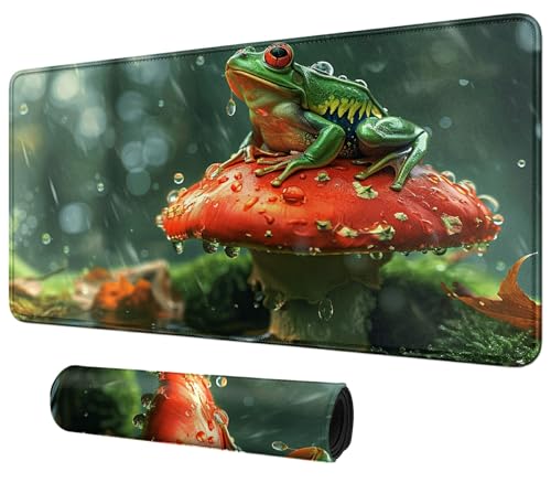 DIGTIALL Frosch-Pilz-Themenkarten-Spielmatte, 59,9 x 35,1 cm, für MTG & TCG, Spielmatte, Mauspad, Spielmatte, Sammelkartenspiel, Tischmatte, perfekt für Kartenspiele, Videospiele, Computer, Büro DIGTIALL Frosch-Pilz-Themenkarten-Spielmatte, 59,9 x 35,1 cm, für MTG & TCG, Spielmatte, Mauspad, Spielmatte, Sammelkartenspiel, Tischmatte, perfekt für Kartenspiele, Videospiele, Computer, Büro von DIGTIALL