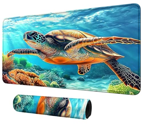 DIGTIALL Majestic Sea Turtle Theme Card Playmat Mat 59.9 cmx 35.1 cm for MTG & TCG Playmat Mouse Pad Game Mat Trading Card Game Table Mat Perfect for Card Games Video Games Computer Office DIGTIALL Majestic Sea Turtle Theme Card Playmat Mat 59.9 cmx 35.1 cm for MTG & TCG Playmat Mouse Pad Game Mat Trading Card Game Table Mat Perfect for Card Games Video Games Computer Office von DIGTIALL