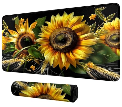 DIGTIALL Spielmatte, Motiv: Sonnenblumen und Weizen, 59,9 x 35,1 cm, für MTG & TCG, Spielmatte, Mauspad, Spielmatte, Sammelkartenspiel, Tischmatte, perfekt für Kartenspiele, Videospiele, Computer DIGTIALL Spielmatte, Motiv: Sonnenblumen und Weizen, 59,9 x 35,1 cm, für MTG & TCG, Spielmatte, Mauspad, Spielmatte, Sammelkartenspiel, Tischmatte, perfekt für Kartenspiele, Videospiele, Computer von DIGTIALL