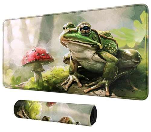 DIGTIALL Spielmatte Frosch mit Pilz, 59,9 x 35,1 cm, für MTG & TCG, Spielmatte, Mauspad, Spielmatte, Sammelkartenspiel, Tischmatte, perfekt für Kartenspiele, Videospiele, Computer, Büro DIGTIALL Spielmatte Frosch mit Pilz, 59,9 x 35,1 cm, für MTG & TCG, Spielmatte, Mauspad, Spielmatte, Sammelkartenspiel, Tischmatte, perfekt für Kartenspiele, Videospiele, Computer, Büro von DIGTIALL