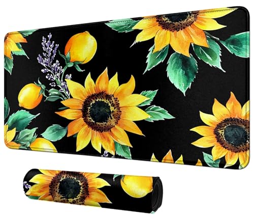 DIGTIALL Spielmatte mit Aquarell-Sonnenblumen-Motiven, 59,9 x 35,1 cm, für MTG und TCG, Spielmatte, Mauspad, Spielmatte, Sammelkartenspiel, Tischmatte, perfekt für Kartenspiele, Videospiele, Computer DIGTIALL Spielmatte mit Aquarell-Sonnenblumen-Motiven, 59,9 x 35,1 cm, für MTG und TCG, Spielmatte, Mauspad, Spielmatte, Sammelkartenspiel, Tischmatte, perfekt für Kartenspiele, Videospiele, Computer von DIGTIALL