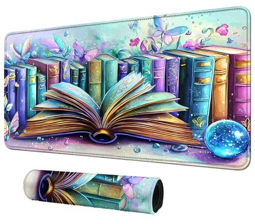 DIGTIALL Spielmatte mit Aquarellbüchern, Themenkarte, 59,9 x 35,1 cm, für MTG und TCG, Spielmatte, Mauspad, Spielmatte, Sammelkartenspiel, Tischmatte, perfekt für Kartenspiele, Videospiele, Computer DIGTIALL Spielmatte mit Aquarellbüchern, Themenkarte, 59,9 x 35,1 cm, für MTG und TCG, Spielmatte, Mauspad, Spielmatte, Sammelkartenspiel, Tischmatte, perfekt für Kartenspiele, Videospiele, Computer von DIGTIALL