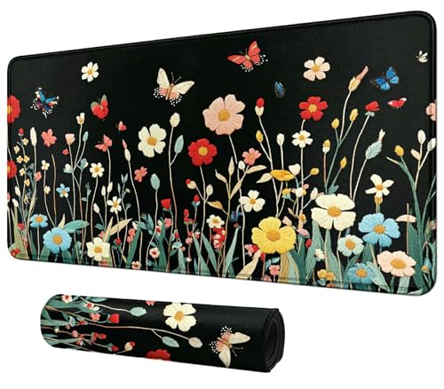 DIGTIALL Spielmatte mit Blumen und Schmetterlingen, 59,9 x 35,1 cm, für MTG & TCG, Spielmatte, Mauspad, Spielmatte, Sammelkartenspiel, Tischmatte, perfekt für Kartenspiele, Videospiele, Computer, Büro DIGTIALL Spielmatte mit Blumen und Schmetterlingen, 59,9 x 35,1 cm, für MTG & TCG, Spielmatte, Mauspad, Spielmatte, Sammelkartenspiel, Tischmatte, perfekt für Kartenspiele, Videospiele, Computer, Büro von DIGTIALL