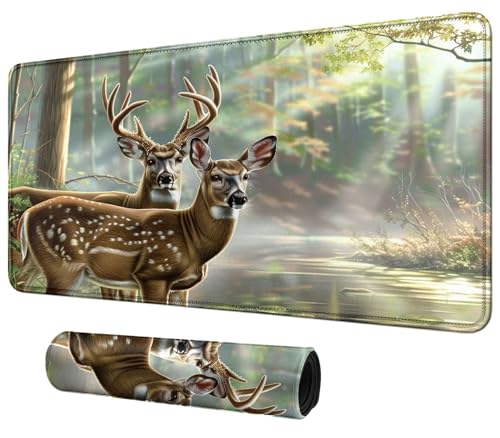 DIGTIALL Two White-Tailed Deer Theme Card Playmat Mat 59.9 cm x 35.1 cm for MTG & TCG Playmat Mouse Pad Game Mat Trading Card Game Table Mat Perfect for Card Games Video Games Computer Office DIGTIALL Two White-Tailed Deer Theme Card Playmat Mat 59.9 cm x 35.1 cm for MTG & TCG Playmat Mouse Pad Game Mat Trading Card Game Table Mat Perfect for Card Games Video Games Computer Office von DIGTIALL