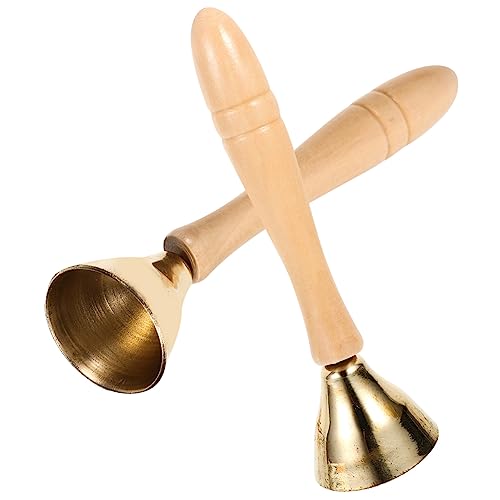 DIKACA 1 Paar Läute Die Glocke Instrumente Blockflöteninstrument Für Jingle Bells-Instrument Zappelspielzeug Glocken Für Das Handwerk Kinderspielzeug Golden Kupfer DIKACA 1 Paar Läute Die Glocke Instrumente Blockflöteninstrument Für Jingle Bells-Instrument Zappelspielzeug Glocken Für Das Handwerk Kinderspielzeug Golden Kupfer von DIKACA