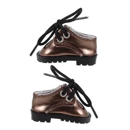 DIKACA 1 Paar Miniaturisierte Puppenschuhe aus Kunstleder für Große Puppen Charmante Deko Schuhe für Puppenhäuser Langlebige und Stylische Accessoires für Sammler und Spielzeugliebhaber DIKACA 1 Paar Miniaturisierte Puppenschuhe aus Kunstleder für Große Puppen Charmante Deko Schuhe für Puppenhäuser Langlebige und Stylische Accessoires für Sammler und Spielzeugliebhaber von DIKACA