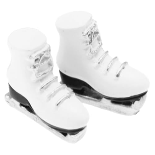 DIKACA 1 Paar Sketch Skates Model Deko Mini-puppenhauszubehör Mini-Skateboard- Mini-ski-Skates Miniatur-schlittschuh Miniatur-puppenhaus-sportgeräte Miniaturspielzeug Weiß Harz DIKACA 1 Paar Sketch Skates Model Deko Mini-puppenhauszubehör Mini-Skateboard- Mini-ski-Skates Miniatur-schlittschuh Miniatur-puppenhaus-sportgeräte Miniaturspielzeug Weiß Harz von DIKACA