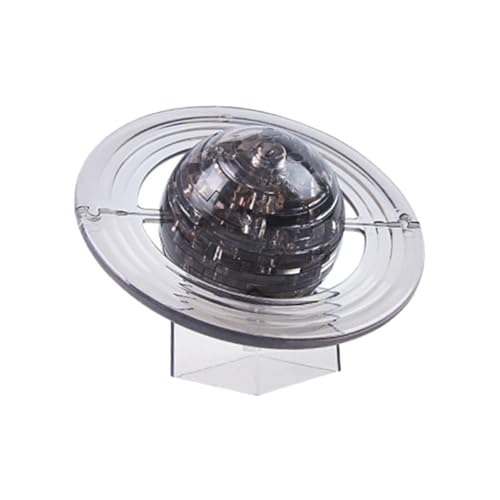 DIKACA 1 Saturn-kristall-Puzzle Dreidimensionales Puzzle Plastik Black von DIKACA
