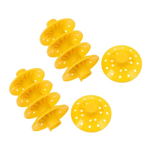 DIKACA 1 Satz 2 Stück Süßigkeiten-Ausstellungsstand Lolly Pops Lollipop-Halter-Display hängend Mehrzweck für Lutscher-Snack-Sticks Süßigkeiten-Display pp-Material Yellow von DIKACA