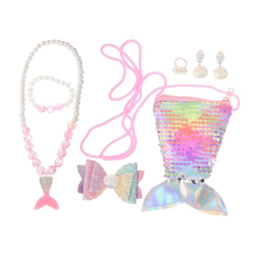 DIKACA 1 Satz 6 Stück -Halsketten-Armband-Set Dekoration Halskette für Kinderbedarf dekorative Halskette Armband für DIKACA 1 Satz 6 Stück -Halsketten-Armband-Set Dekoration Halskette für Kinderbedarf dekorative Halskette Armband für von DIKACA