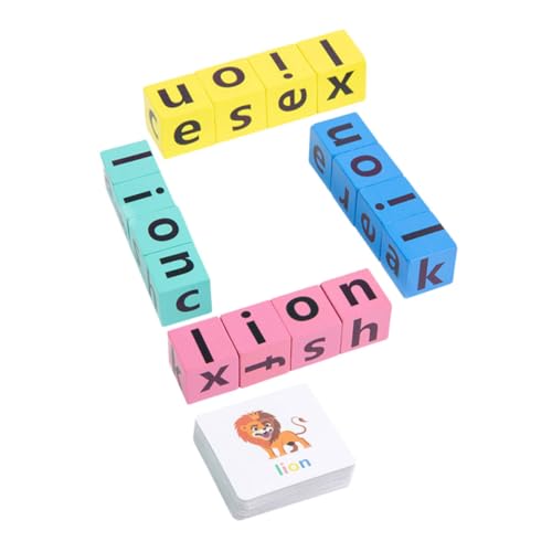 DIKACA 1 Satz Alphabet Puzzle Holzbuchstaben Lernspiel mit Wortkarten für Kreatives Buchstabenspellspiel für Vorschulkinder Englischkenntnisse DIKACA 1 Satz Alphabet Puzzle Holzbuchstaben Lernspiel mit Wortkarten für Kreatives Buchstabenspellspiel für Vorschulkinder Englischkenntnisse von DIKACA