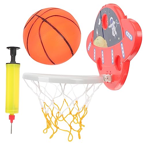 DIKACA 1 Satz Basketballständer Cartoon-Basketball-Rahmen -Basketball-rahmenmodell Kinderbälle Cartoon Wand-Basketball- Indoor-basketballspielzeug Plastik von DIKACA