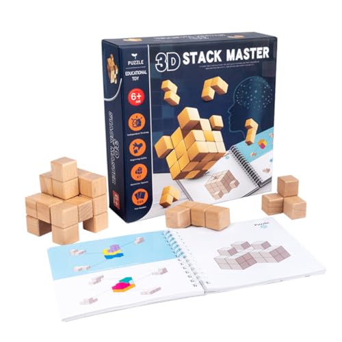 DIKACA 1 Satz Bausteine fokussiert Puzzle Geschenkidee Nachhaltiges konzentrationsspiel Holzbausteine Stapelspiele, Spielzeuge Bildungsspielzeug hölzern DIKACA 1 Satz Bausteine fokussiert Puzzle Geschenkidee Nachhaltiges konzentrationsspiel Holzbausteine Stapelspiele, Spielzeuge Bildungsspielzeug hölzern von DIKACA