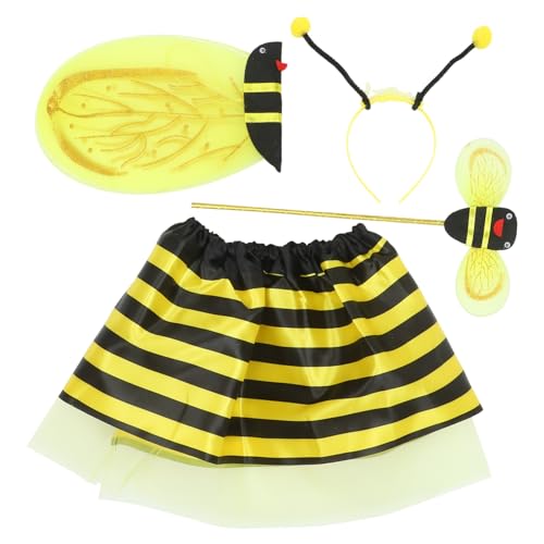 DIKACA 1 Satz Bienenflügel-Set Balsam Bienenwabe Bausatz kinderkostüme igelkostümkinder bienenhaarreif Bienenstab Bienen-Anzieh-Requisiten Bienen-Cosplay-Kostüm Eisendraht Yellow DIKACA 1 Satz Bienenflügel-Set Balsam Bienenwabe Bausatz kinderkostüme igelkostümkinder bienenhaarreif Bienenstab Bienen-Anzieh-Requisiten Bienen-Cosplay-Kostüm Eisendraht Yellow von DIKACA