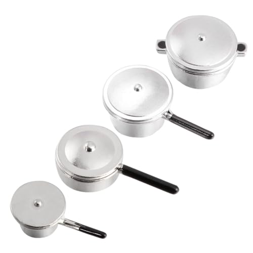 DIKACA 1 Satz Bildungsspielzeug küchenspielzeug für Kitchen Toys for Miniature Kitchen Play Set Children's Kitchen Toys Mini-Küchengeschirr Mini-Verzierung Silver DIKACA 1 Satz Bildungsspielzeug küchenspielzeug für Kitchen Toys for Miniature Kitchen Play Set Children's Kitchen Toys Mini-Küchengeschirr Mini-Verzierung Silver von DIKACA