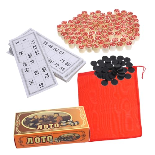 DIKACA 1 Satz Bingo Danksagung Spiel Karte Party Holz DIKACA 1 Satz Bingo Danksagung Spiel Karte Party Holz von DIKACA