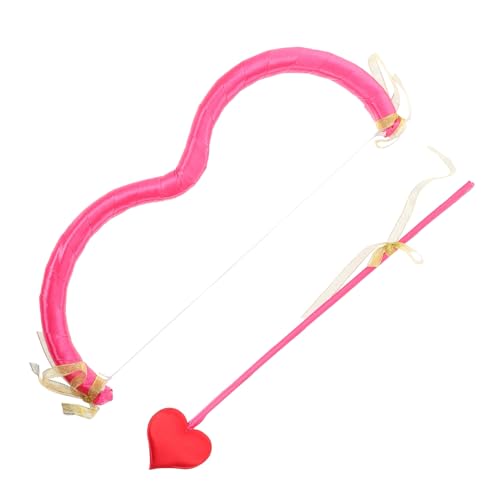 DIKACA 1 Satz Bogen- und Pfeilzubehör Valentinstag Kostüm Cosplay-Accessoire Valentinstag Bogen -Kostüm zum Valentinstag -Zubehör Pfeile Schaum Rosig DIKACA 1 Satz Bogen- und Pfeilzubehör Valentinstag Kostüm Cosplay-Accessoire Valentinstag Bogen -Kostüm zum Valentinstag -Zubehör Pfeile Schaum Rosig von DIKACA