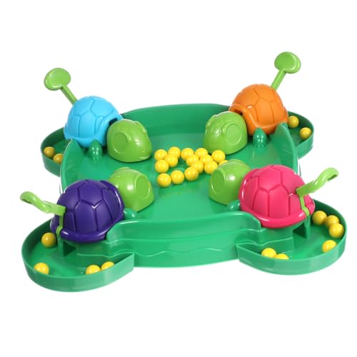 DIKACA 1 Satz -Brettspiel hungriges Schildkrötenspiel Bohnenfressspielbrett schildkröte schildkröten Safe Toy Boardgames Desktop-Kampfspielzeug Tischspiel Abs von DIKACA