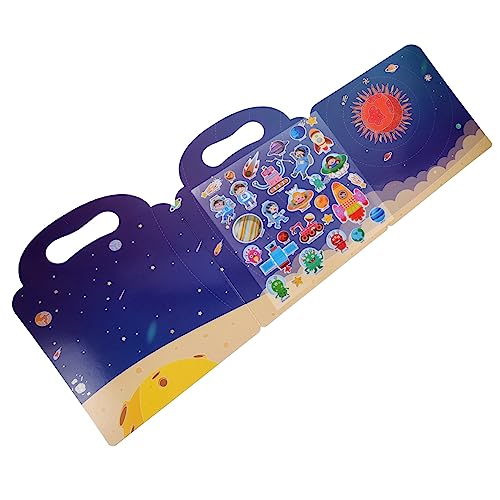 DIKACA Pädagogisches Jungen Und Mädchen Stickerbuch Wiederverwendbares Buch Für Kleinkinder 1 Set Spaß von DIKACA