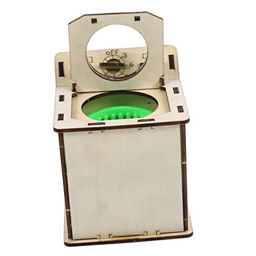 DIKACA 1 Satz DIY-technologiematerialien Waschmaschine DIY Montagespielzeug Kit Für Pädagogische Experimente Wissenschaftliches Für Vorschulkinder DIY-waschmaschinen-Kits Holz von DIKACA