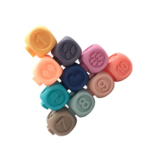 DIKACA 1 Satz Digitale Bausteine Backenzahn Kindertrainingsspielspielzeug Stapeln Stapelspielzeug Für Babys Badespielzeug Für Bildungsspielzeug Weiches Gummi DIKACA 1 Satz Digitale Bausteine Backenzahn Kindertrainingsspielspielzeug Stapeln Stapelspielzeug Für Babys Badespielzeug Für Bildungsspielzeug Weiches Gummi von DIKACA
