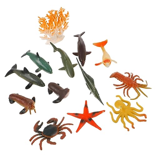 DIKACA Lernspielzeug Für Kinder 1 Satz Dinosaurier-Modell Spielzeug Meerestiermodell Plastik Tieranzug Ozean Kind Spielsets Für Kinder von DIKACA