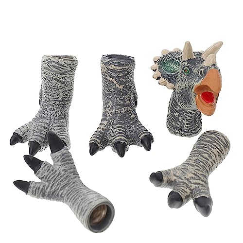 DIKACA 1 Satz Dinosaurier-fingerpuppe Skelett Puppen Affen Tiere Marionette Dinosaurier Handpuppe Performance-Requisiten Rollenspielpuppe Dinosaurier Krallen Vinyl Grey DIKACA 1 Satz Dinosaurier-fingerpuppe Skelett Puppen Affen Tiere Marionette Dinosaurier Handpuppe Performance-Requisiten Rollenspielpuppe Dinosaurier Krallen Vinyl Grey von DIKACA