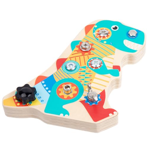 DIKACA 1 Satz Dinosaurier -schraubenspielzeug Kinderzubehör Beschäftigte Boardteile Vorschulspielzeug -beschäftigung-Brett Interessantes Schraubenzieherbrett Kinderspielzeug Hölzern DIKACA 1 Satz Dinosaurier -schraubenspielzeug Kinderzubehör Beschäftigte Boardteile Vorschulspielzeug -beschäftigung-Brett Interessantes Schraubenzieherbrett Kinderspielzeug Hölzern von DIKACA