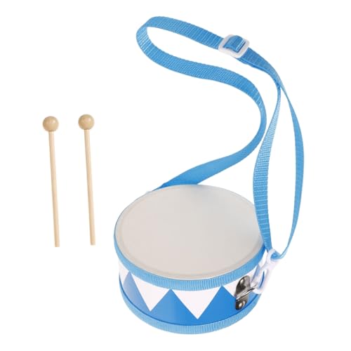 DIKACA 1 Satz Doppelseitiger Drum Beat klein Babys Schlagzeug Musikinstrument Trommel für Handklopftrommel Schlaginstrumente Percussion Snare Drum Holz Blau DIKACA 1 Satz Doppelseitiger Drum Beat klein Babys Schlagzeug Musikinstrument Trommel für Handklopftrommel Schlaginstrumente Percussion Snare Drum Holz Blau von DIKACA
