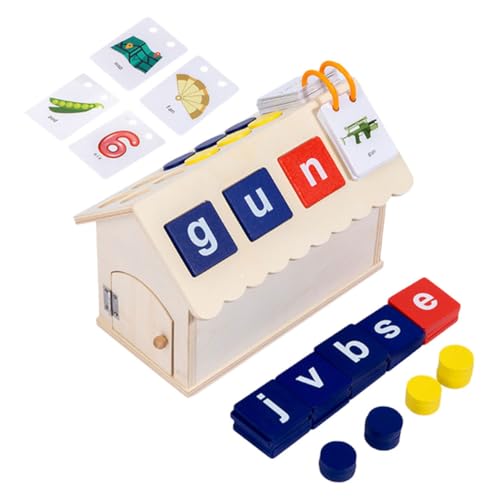 DIKACA 1 Satz Englische Wörter Lernkarten Buchstabenkabine Buchstabenblock Lernbuchstabenblock Kleinkindkabine Lernwerkzeug Lernspielzeug Alphabet Rechtschreibspiel Holz DIKACA 1 Satz Englische Wörter Lernkarten Buchstabenkabine Buchstabenblock Lernbuchstabenblock Kleinkindkabine Lernwerkzeug Lernspielzeug Alphabet Rechtschreibspiel Holz von DIKACA