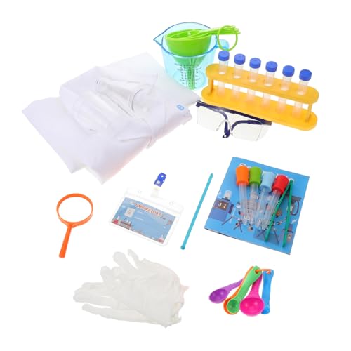 DIKACA 1 Satz Experimentierset Wissenschaft Bausatz Forscher Kind Labor-Experiment-kit Chemie -kit Plastik von DIKACA