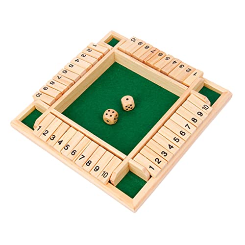DIKACA 1 Satz Flop Getränke Requisiten Two Player Games interaktive Spiele familienspiel holzspiele trinkspiel Brettspiel mit Würfeln Würfelspiel aus Holz Neuseeländische Kiefer Green DIKACA 1 Satz Flop Getränke Requisiten Two Player Games interaktive Spiele familienspiel holzspiele trinkspiel Brettspiel mit Würfeln Würfelspiel aus Holz Neuseeländische Kiefer Green von DIKACA