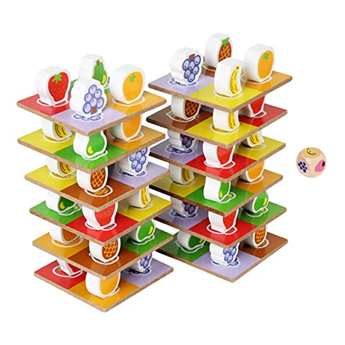 DIKACA 1 Satz Fruchtstapel holzspielzeug stapelspielzeug Gleichgewichtsblöcke für Stapelspiel für Stapelspiele für Frühes Lernen hölzern DIKACA 1 Satz Fruchtstapel holzspielzeug stapelspielzeug Gleichgewichtsblöcke für Stapelspiel für Stapelspiele für Frühes Lernen hölzern von DIKACA