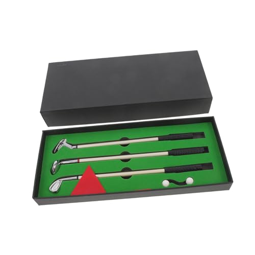 DIKACA 1 Satz Golfstift Kugelschreiber Golfschläger-kit Lustiges Desktop-Spiel Requisiten Für Tischgolfspiele Golfgeschenke Für Männer Golfzubehör Lustiges Golfgeschenk Golf-stifte Abs von DIKACA