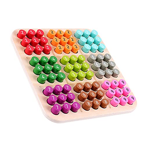 DIKACA 1 Satz Holz Sudoku für Lernspielzeug Rechenfähigkeiten für Vorschulkinder und Frühe Bildung Robust und Sicher aus Natürlichem Holz Gefertigt DIKACA 1 Satz Holz Sudoku für Lernspielzeug Rechenfähigkeiten für Vorschulkinder und Frühe Bildung Robust und Sicher aus Natürlichem Holz Gefertigt von DIKACA