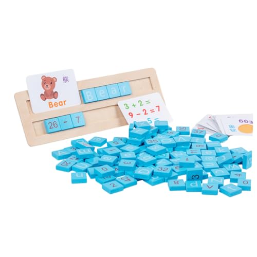 DIKACA 1 Satz Holzblock Buchstabenspiel Block Alphabet -lernspielzeug Wörter Lernen Buchstabenspielzeug Zusammenbauen Rechenspielzeug Kinderspielzeug Hölzern Blue DIKACA 1 Satz Holzblock Buchstabenspiel Block Alphabet -lernspielzeug Wörter Lernen Buchstabenspielzeug Zusammenbauen Rechenspielzeug Kinderspielzeug Hölzern Blue von DIKACA