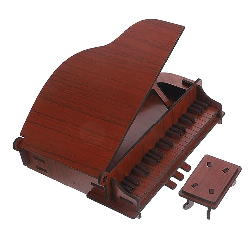 DIKACA 1 Satz Holzpuzzle Klavier für DIY Puzzle Leicht zu Montieren Fördert Kreativität und Feinmotorik für Frühkindliche Bildung und Dekoratives Element DIKACA 1 Satz Holzpuzzle Klavier für DIY Puzzle Leicht zu Montieren Fördert Kreativität und Feinmotorik für Frühkindliche Bildung und Dekoratives Element von DIKACA