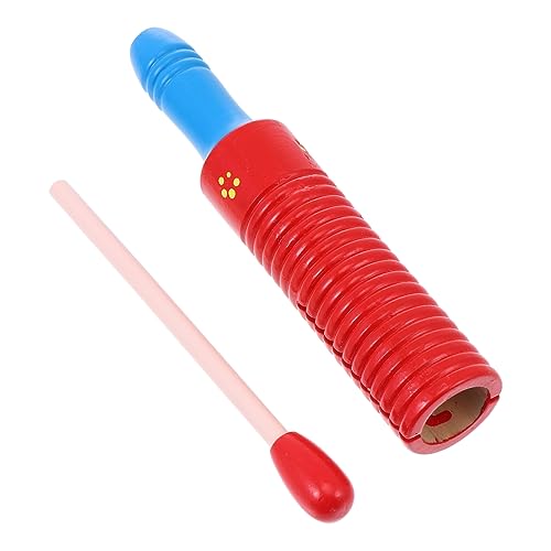 DIKACA 1 Satz Hupen Für Hörinstrumente Kindermusikinstrument Krächzendes Instrument Trommel Pädagogisches Musikalisches Musikinstrument Aus Holz Hölzern von DIKACA