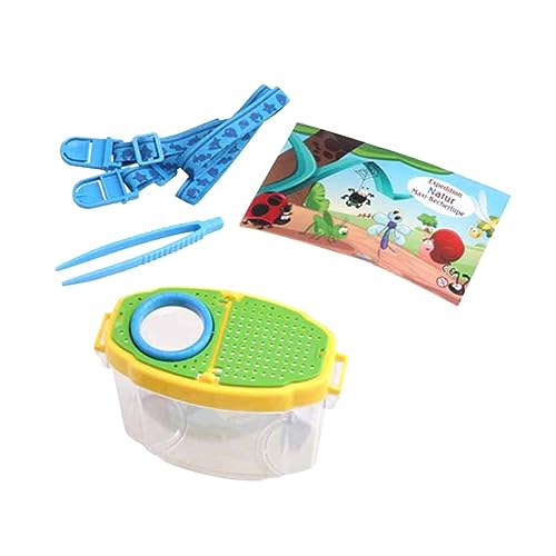 DIKACA 1 Satz Insektenbetrachter Microscope for mikroskop Insektenfänger Insektenbeobachtung Children Toys Vergrößerungskoffer vergrößernder Betrachter Plastik DIKACA 1 Satz Insektenbetrachter Microscope for mikroskop Insektenfänger Insektenbeobachtung Children Toys Vergrößerungskoffer vergrößernder Betrachter Plastik von DIKACA