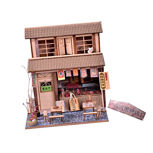 DIKACA 1 Satz Kabinenmodell Puzzle-Modell aus Holz DIY Retro-Architektur-Hausbausatz Rätsel Hölzernhaus -Puzzle -Kit puppenhaus bausatz selber Machen Brown DIKACA 1 Satz Kabinenmodell Puzzle-Modell aus Holz DIY Retro-Architektur-Hausbausatz Rätsel Hölzernhaus -Puzzle -Kit puppenhaus bausatz selber Machen Brown von DIKACA