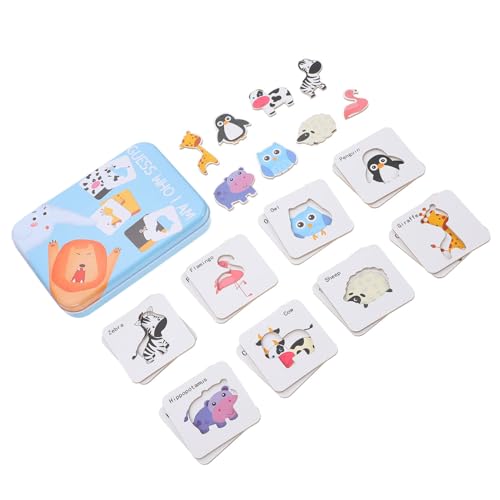DIKACA 1 Satz Kognitives Matching-Puzzle guter Motor Kleinkindspielzeug interaktives Puzzle Kid Toys Funny Toys interaktives Spielbrett Trainingsspielzeug für Holz von DIKACA