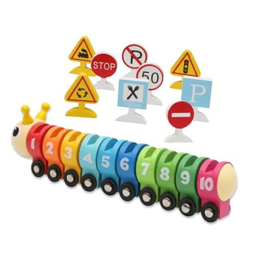 DIKACA 1 Satz Kognitives mit Zahlen für Anzahl kognitiver Spielzeuge Zahlenzug für pädagogisches Frühes Bildungsspielzeug Zahlenzug- Holz DIKACA 1 Satz Kognitives mit Zahlen für Anzahl kognitiver Spielzeuge Zahlenzug für pädagogisches Frühes Bildungsspielzeug Zahlenzug- Holz von DIKACA