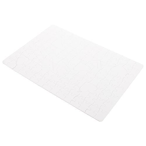 DIKACA 1 Satz Liebesrätsel Sublimations-Puzzle-Rohlinge Hitze Transferrätsel Leere Puzzles für Sublimation drücken Papierhandwerksrätsel Transferpuzzle selber Machen Papierpuzzle Weiß von DIKACA